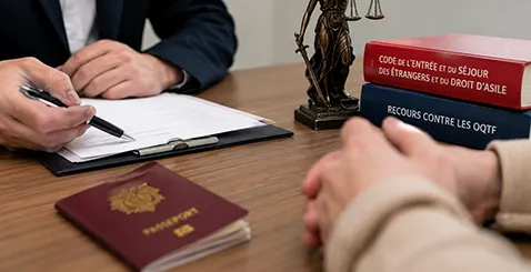 Un avocat propose son accompagnement juridique pour demande de titre de séjour, recours OQTF et nationalité.